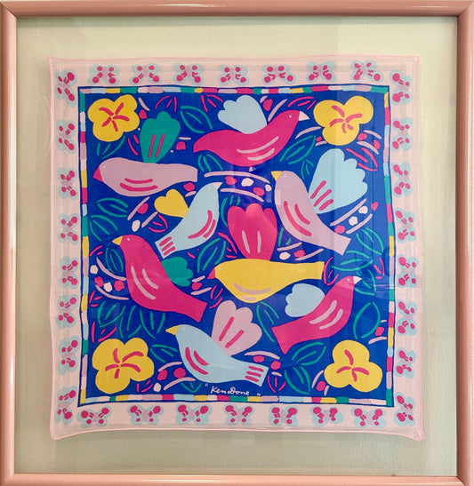 Framed Silk Scarf by Ken Done